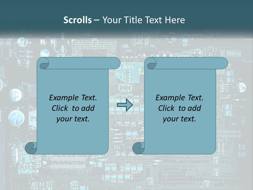 Cold Electricity Switch PowerPoint Template