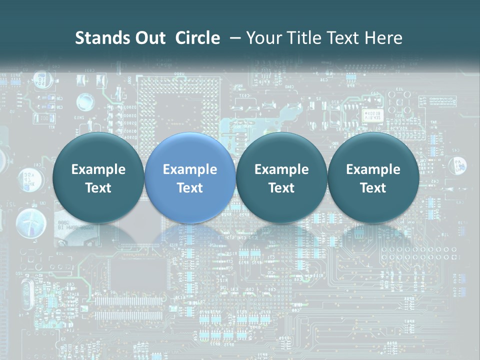 Cold Electricity Switch PowerPoint Template