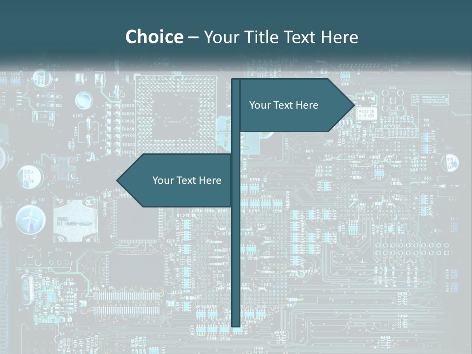 Cold Electricity Switch PowerPoint Template