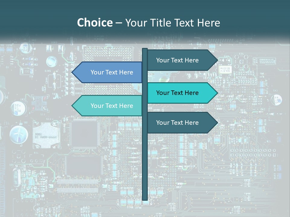 Cold Electricity Switch PowerPoint Template