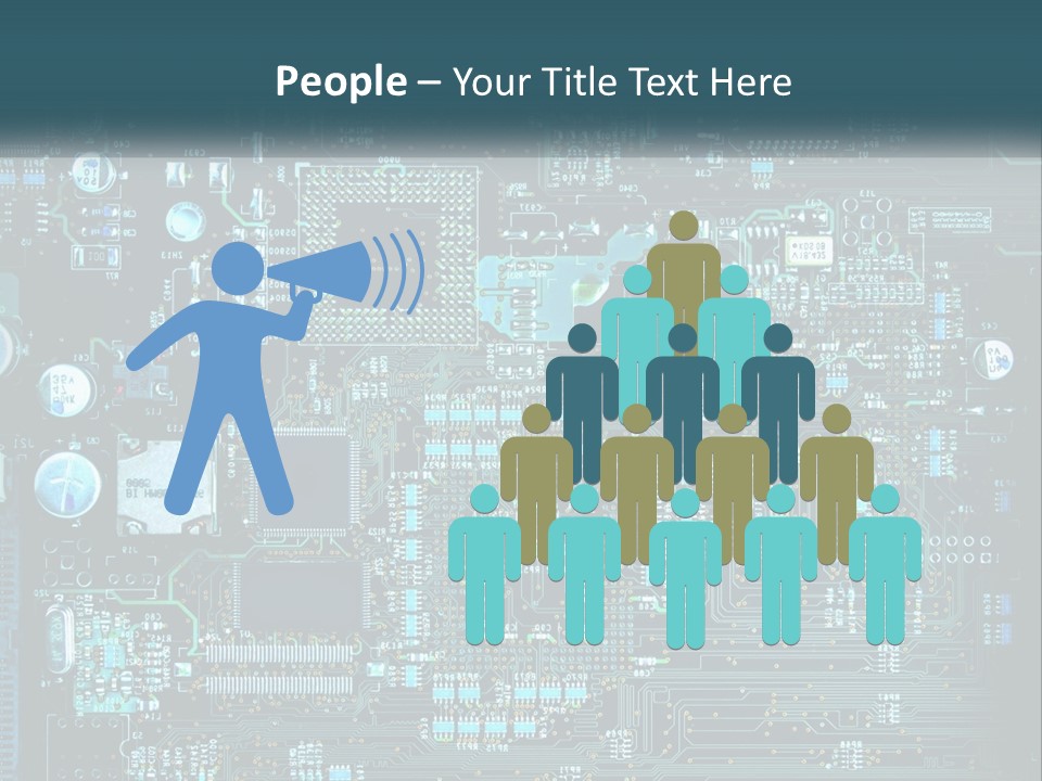 Cold Electricity Switch PowerPoint Template