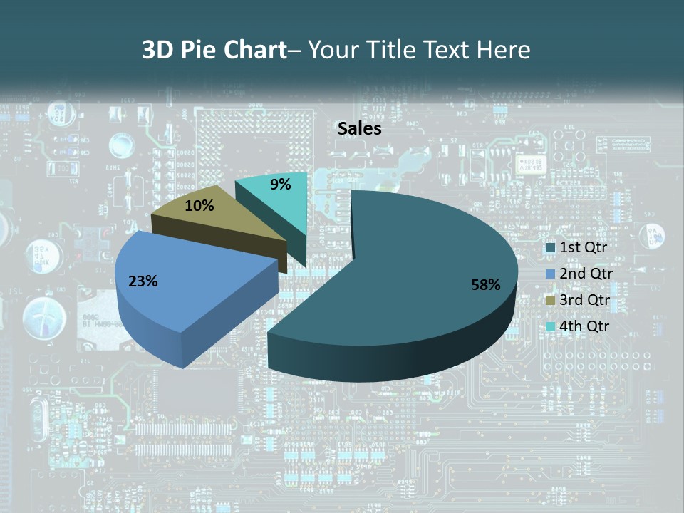 Cold Electricity Switch PowerPoint Template