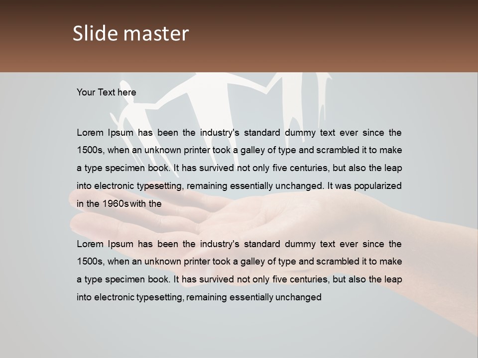 House System Conditioner PowerPoint Template