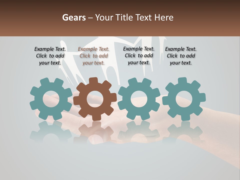 House System Conditioner PowerPoint Template