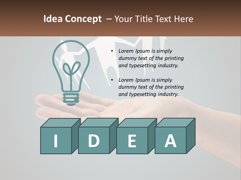House System Conditioner PowerPoint Template