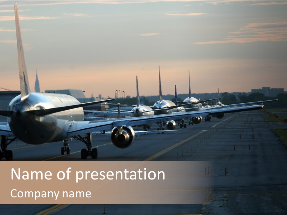 Industry Climate White PowerPoint Template
