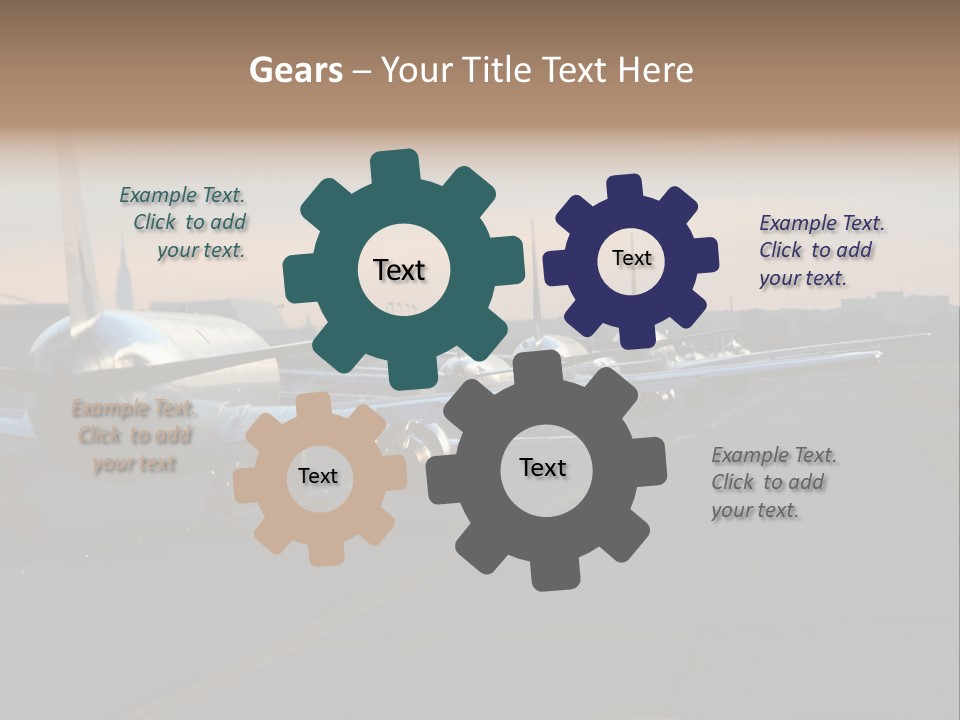 Industry Climate White PowerPoint Template