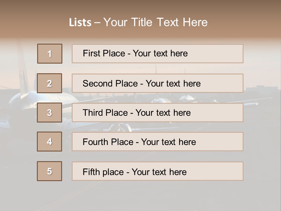 Industry Climate White PowerPoint Template