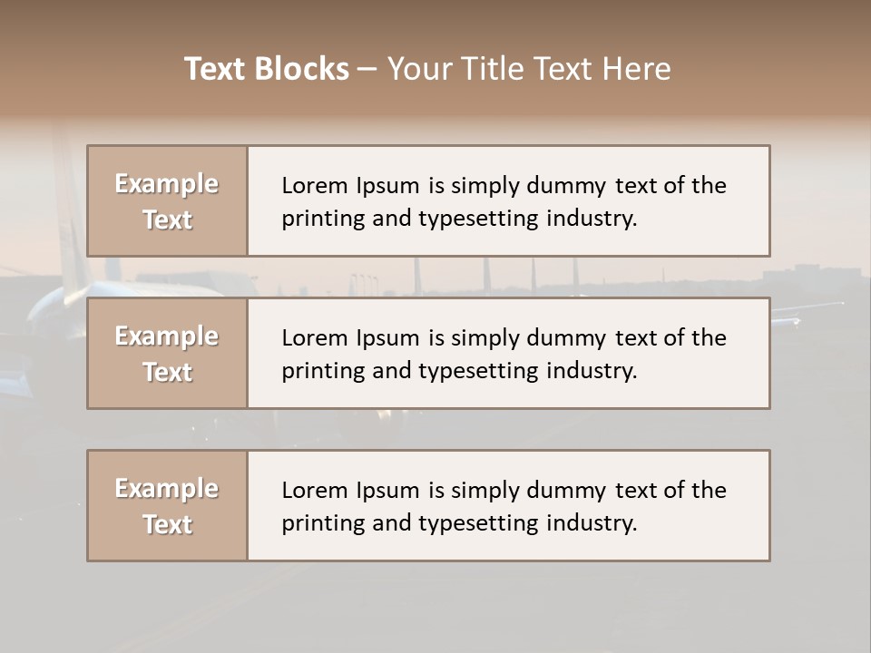 Industry Climate White PowerPoint Template