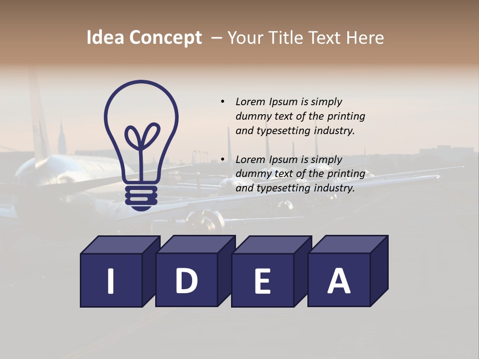 Industry Climate White PowerPoint Template