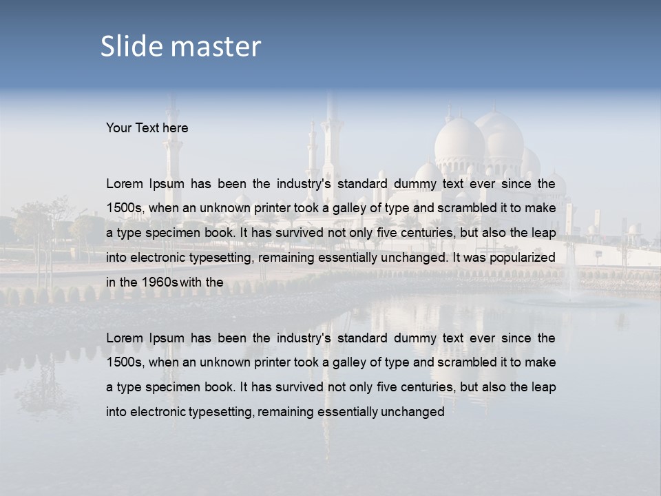 Power Equipment White PowerPoint Template