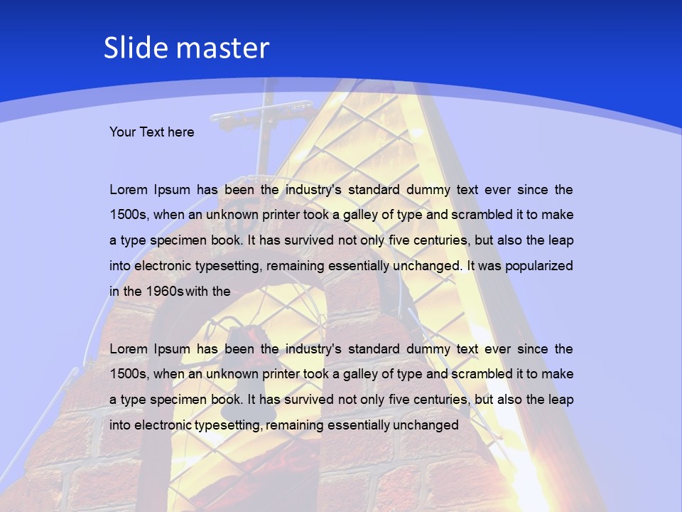 Climate House Heat PowerPoint Template