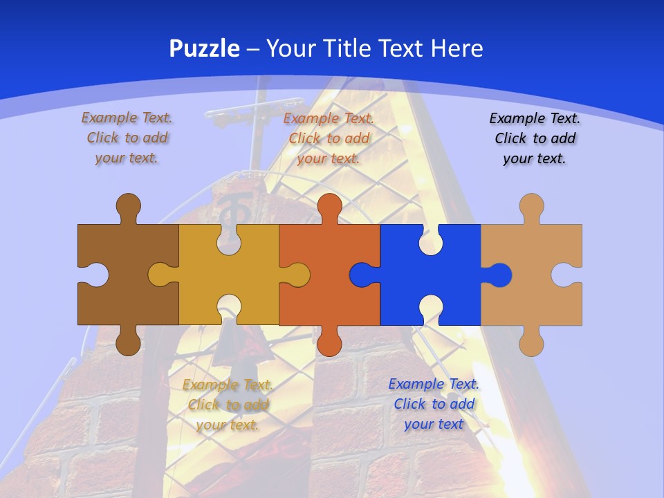 Climate House Heat PowerPoint Template