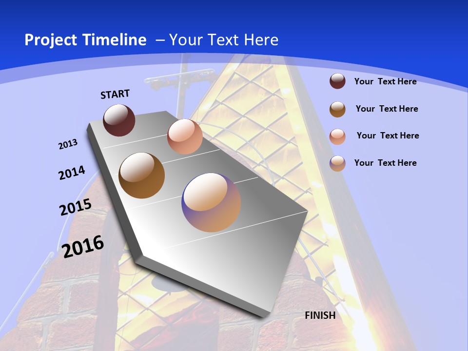 Climate House Heat PowerPoint Template