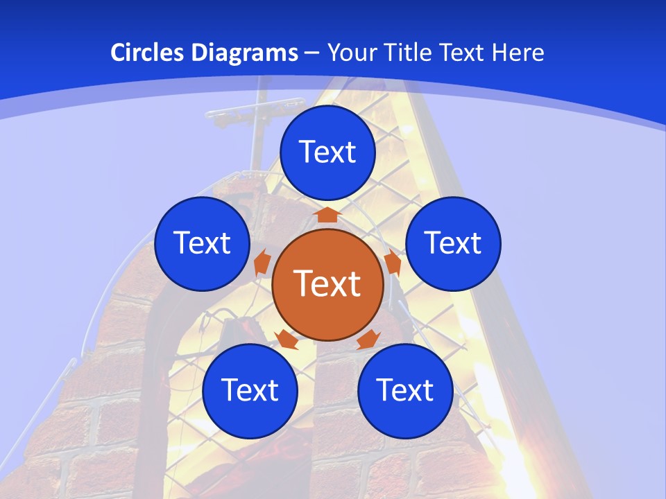 Climate House Heat PowerPoint Template