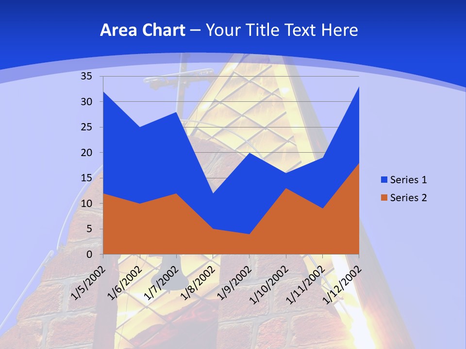 Climate House Heat PowerPoint Template