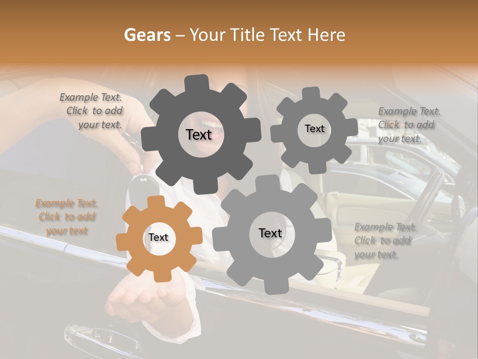 Climate Conditioner White PowerPoint Template