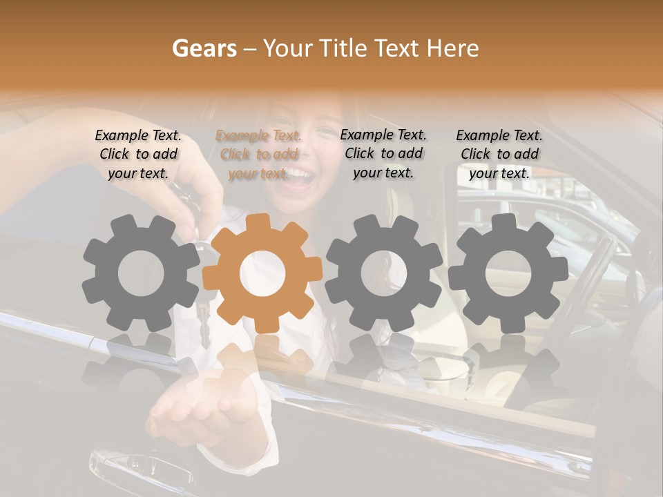 Climate Conditioner White PowerPoint Template