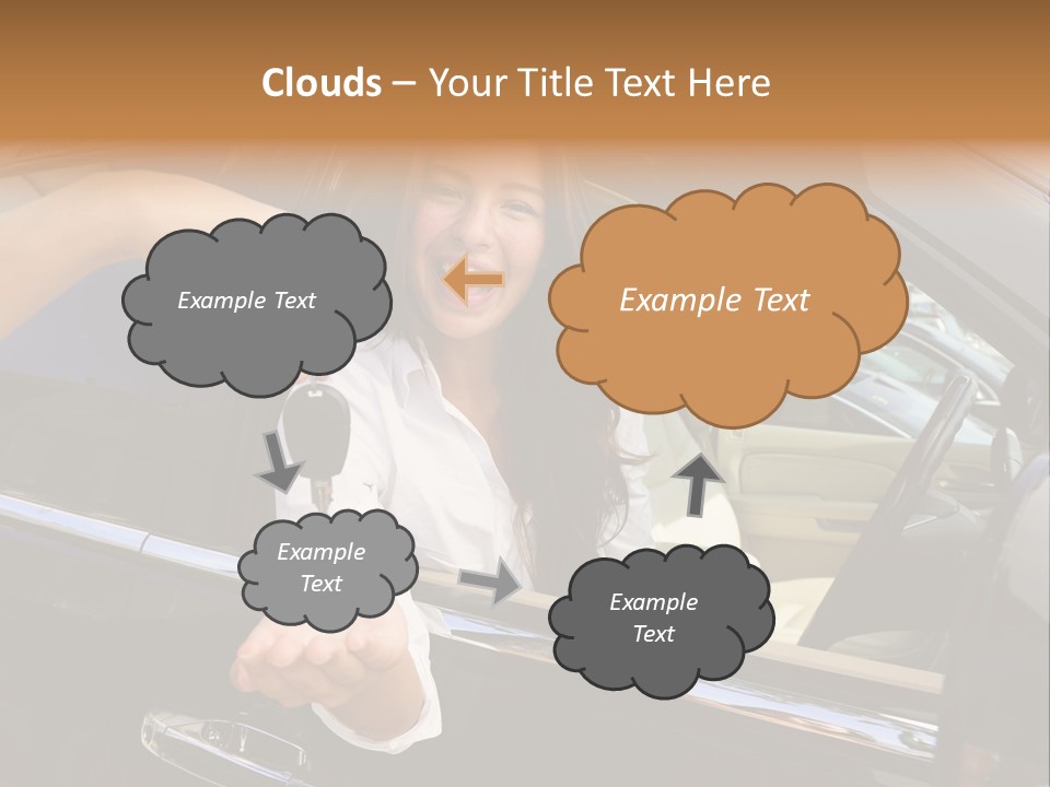 Climate Conditioner White PowerPoint Template