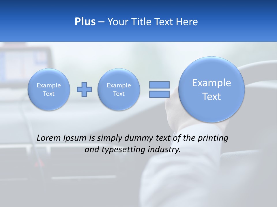 Supply Equipment Energy PowerPoint Template
