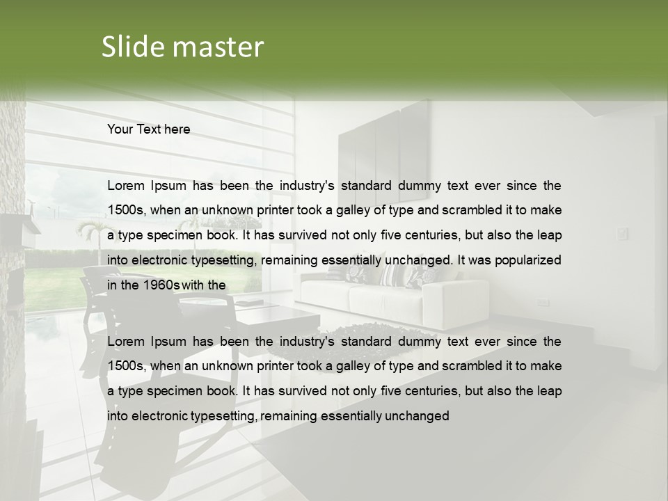 Cooling Equipment Switch PowerPoint Template