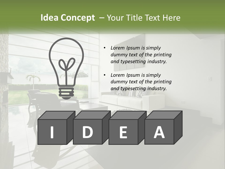 Cooling Equipment Switch PowerPoint Template