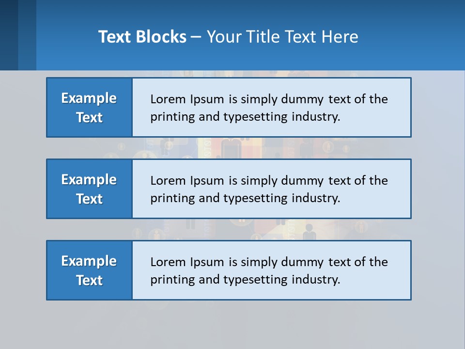 Home Unit Equipment PowerPoint Template