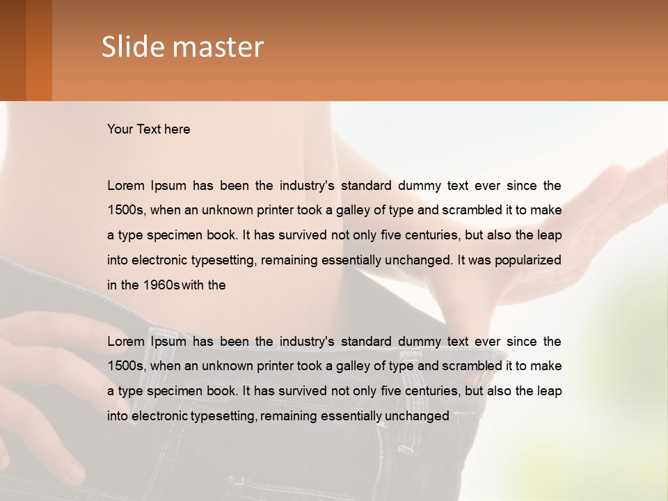 Equipment System Conditioner PowerPoint Template