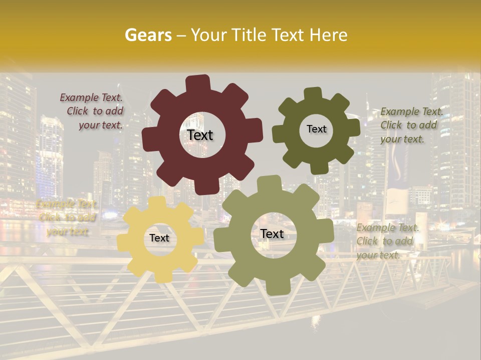 Electricity Air System PowerPoint Template