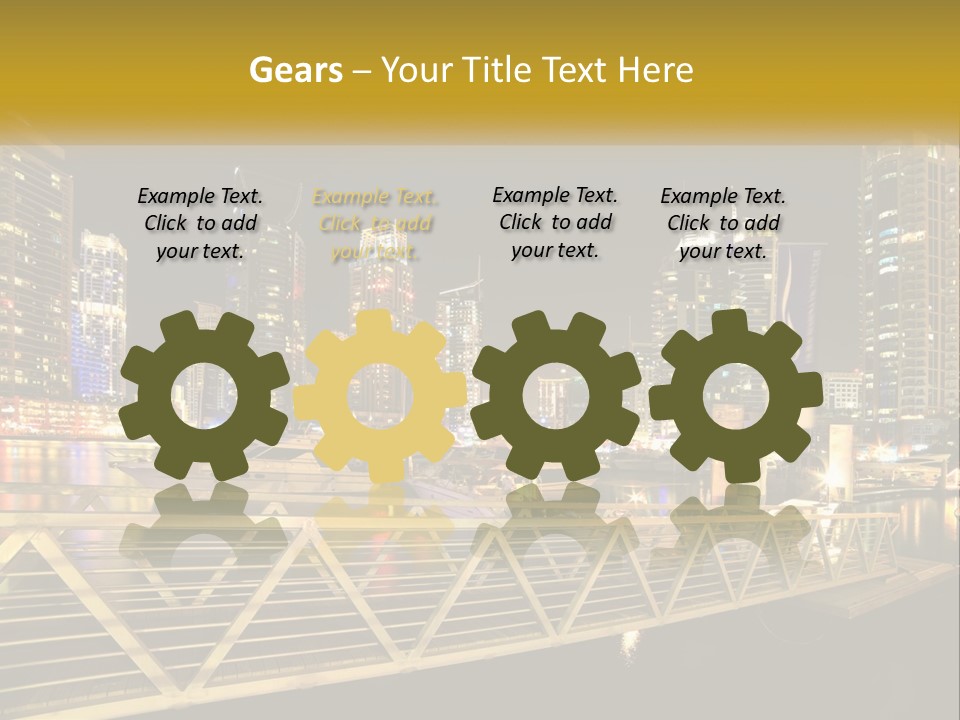 Electricity Air System PowerPoint Template