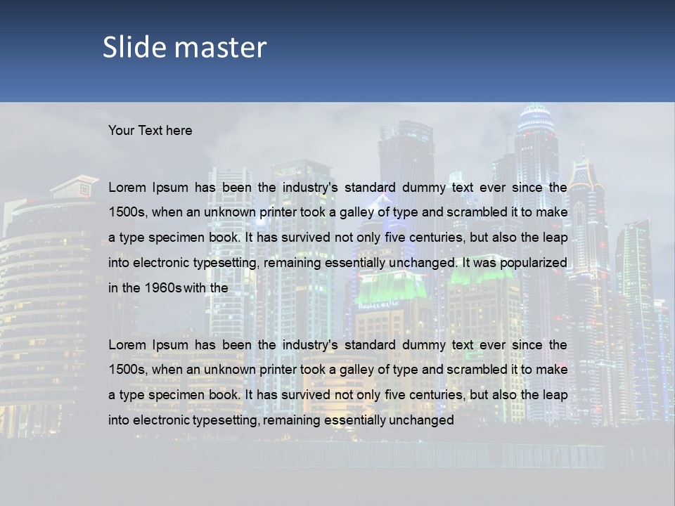 Part Supply Equipment PowerPoint Template