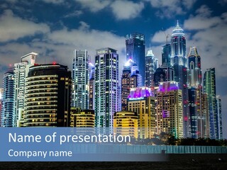 Part Remote Electric PowerPoint Template