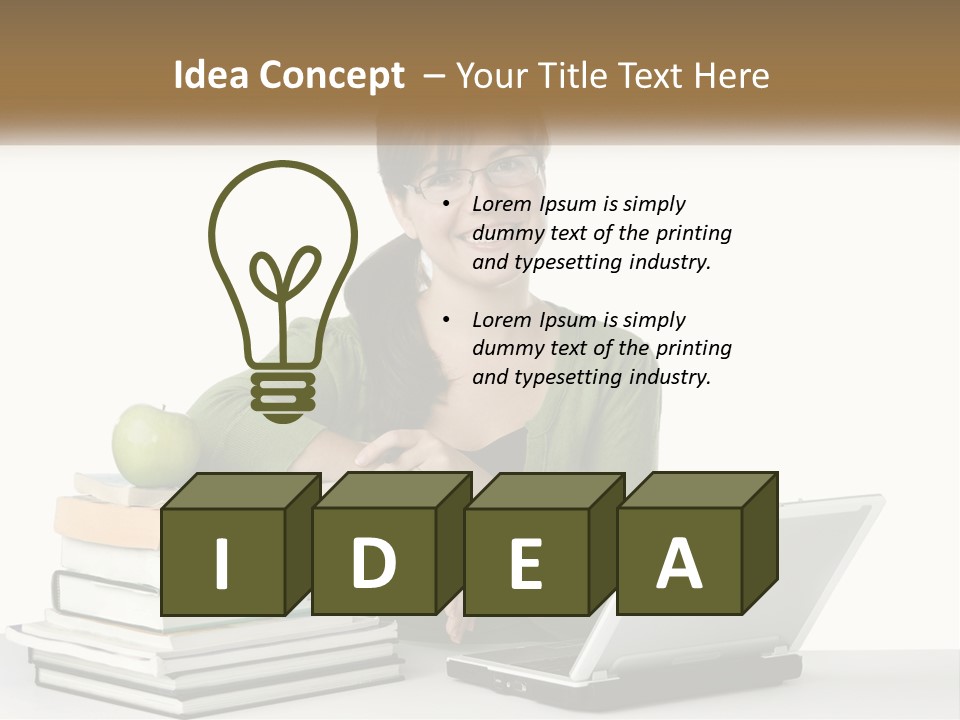 Cooling White Switch PowerPoint Template