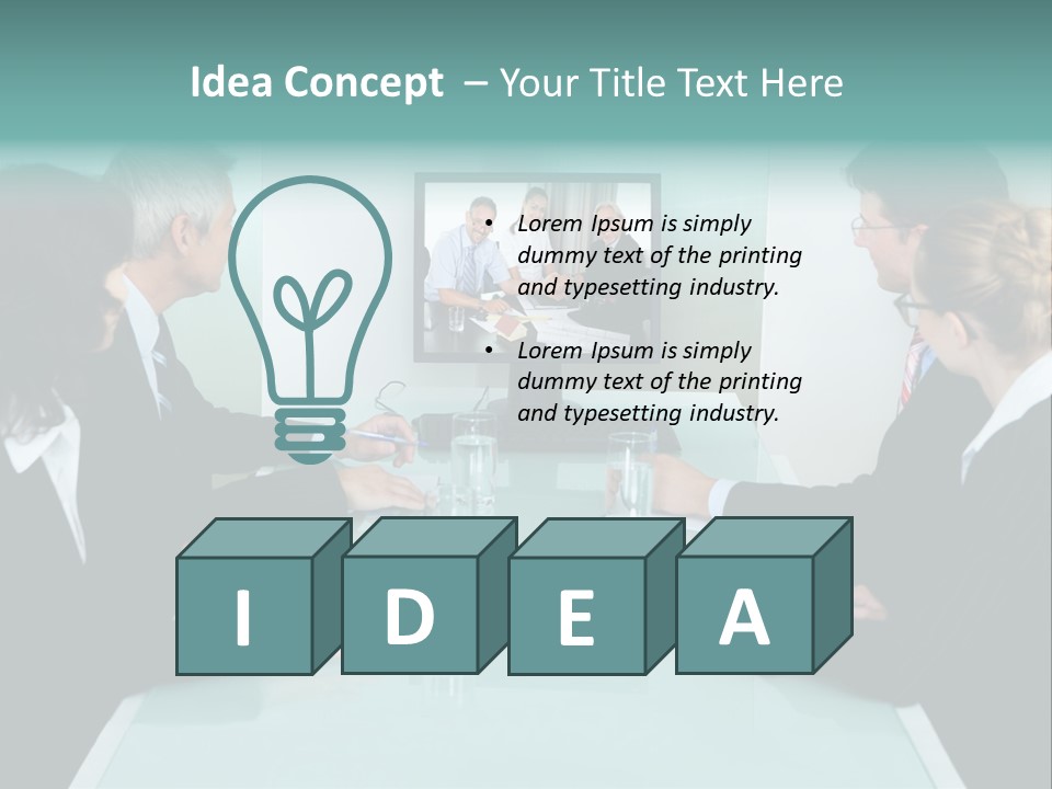 Switch Power White PowerPoint Template