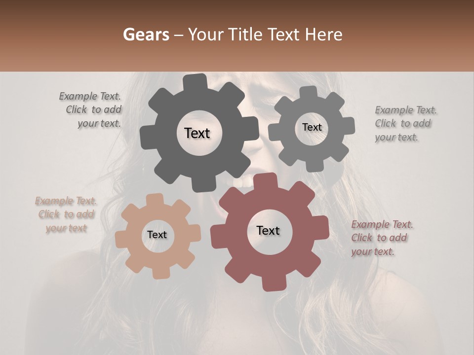 White Electricity Remote PowerPoint Template