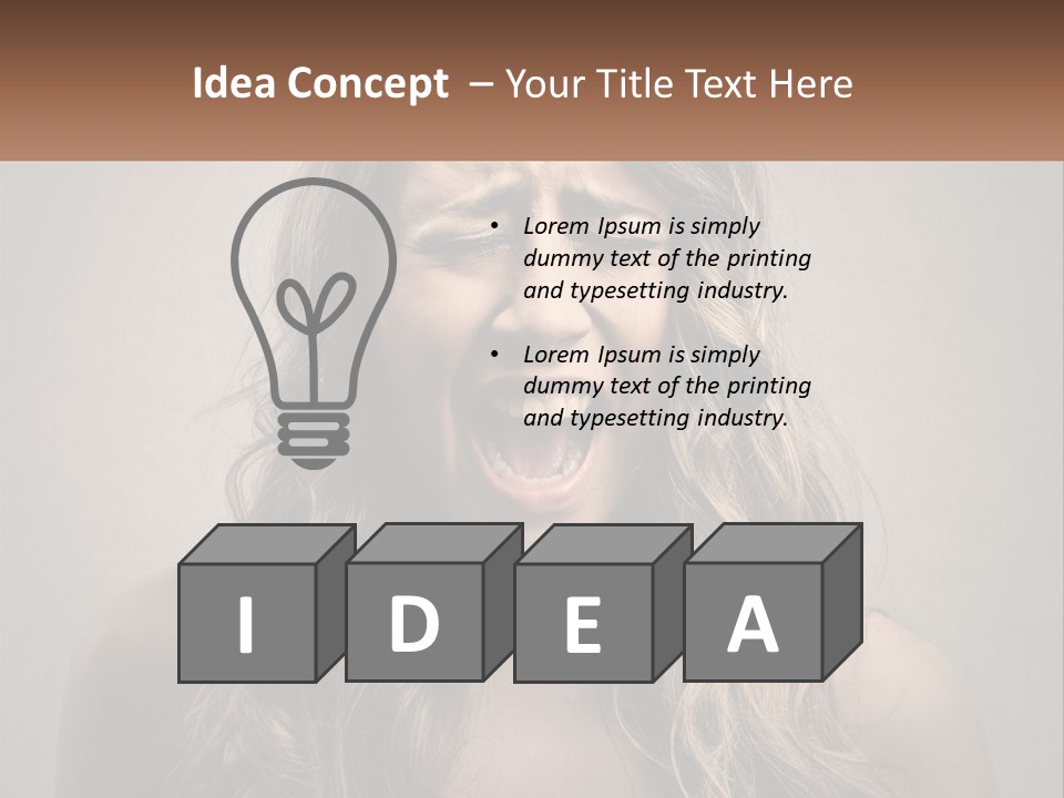 White Electricity Remote PowerPoint Template
