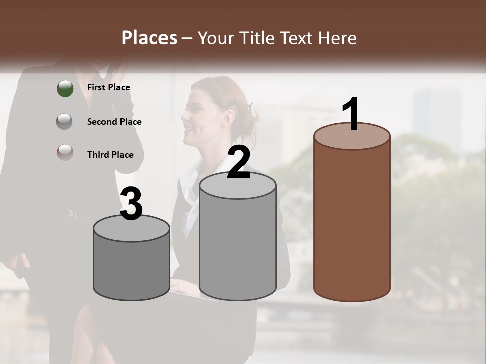 Air White Industry PowerPoint Template