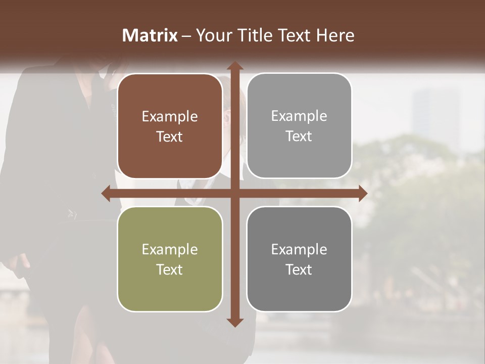 Air White Industry PowerPoint Template