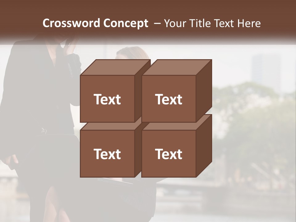 Air White Industry PowerPoint Template
