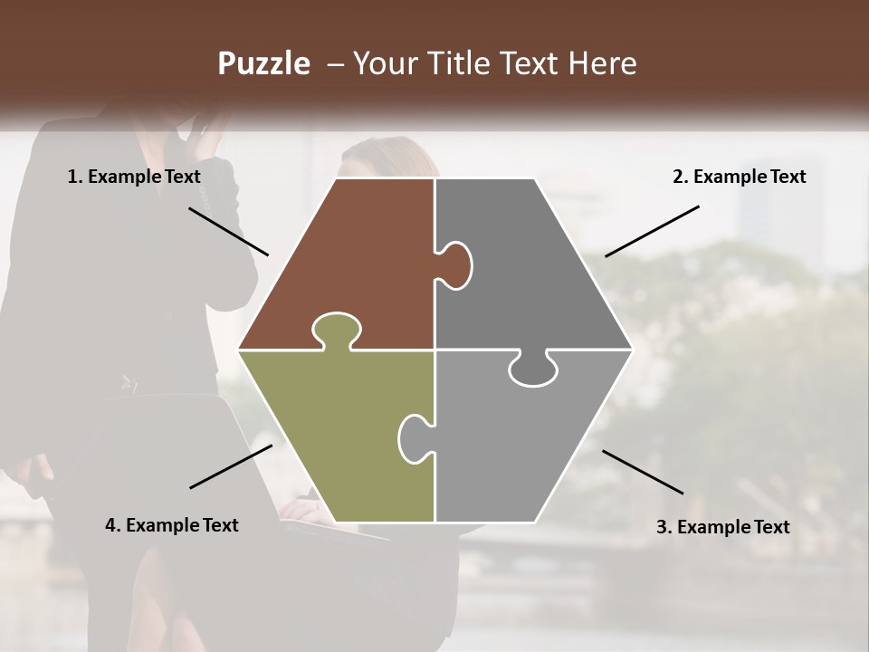 Air White Industry PowerPoint Template