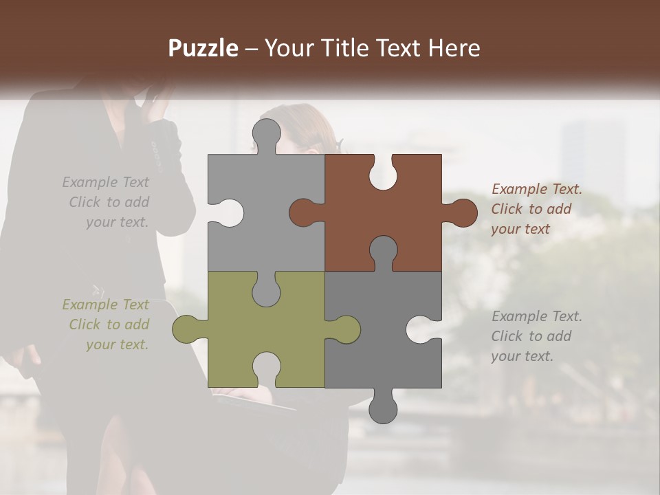 Air White Industry PowerPoint Template