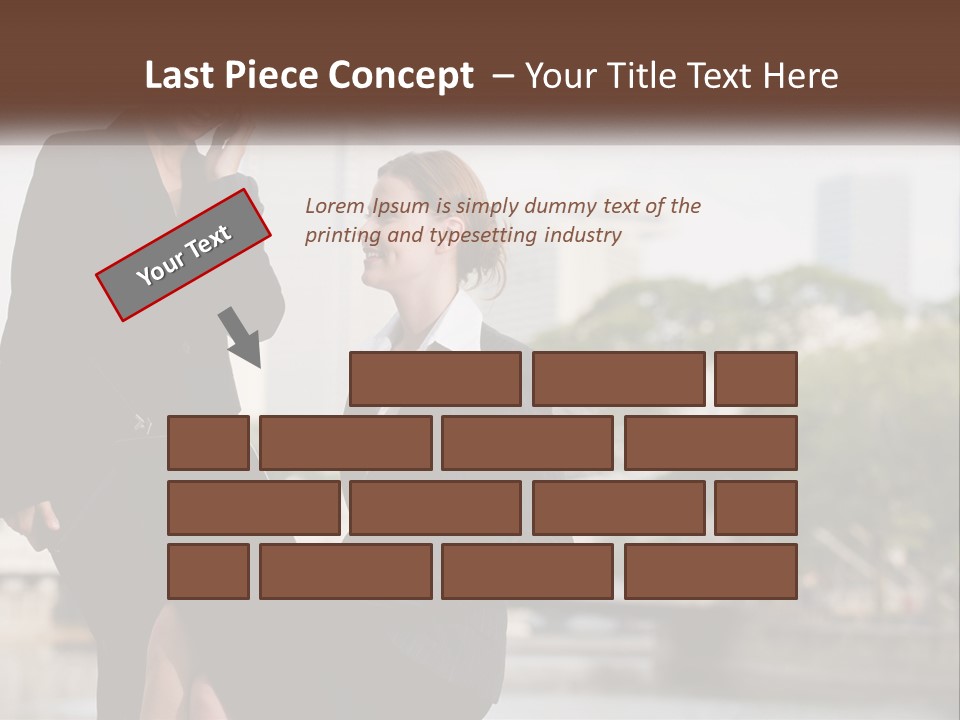 Air White Industry PowerPoint Template