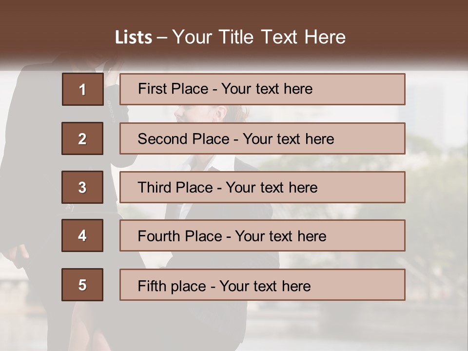 Air White Industry PowerPoint Template