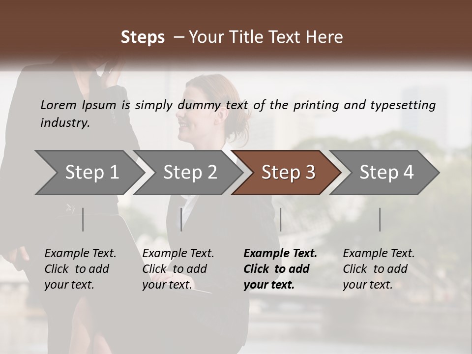 Air White Industry PowerPoint Template