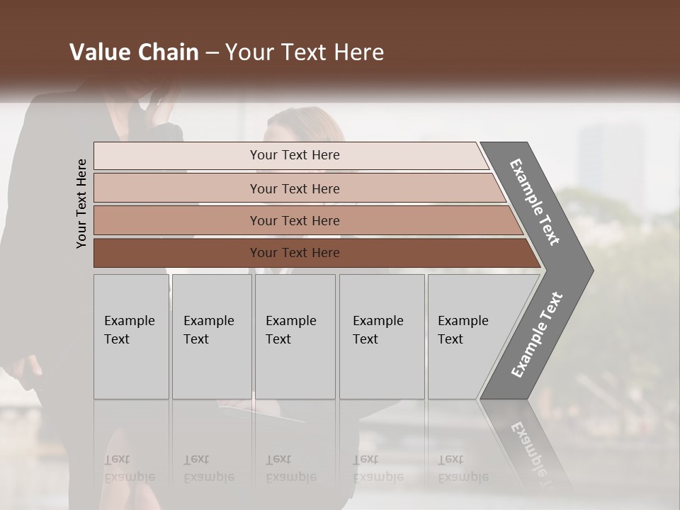 Air White Industry PowerPoint Template