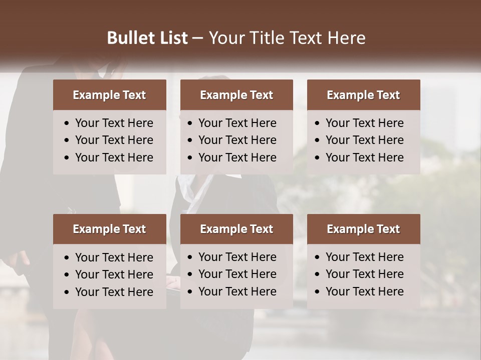 Air White Industry PowerPoint Template