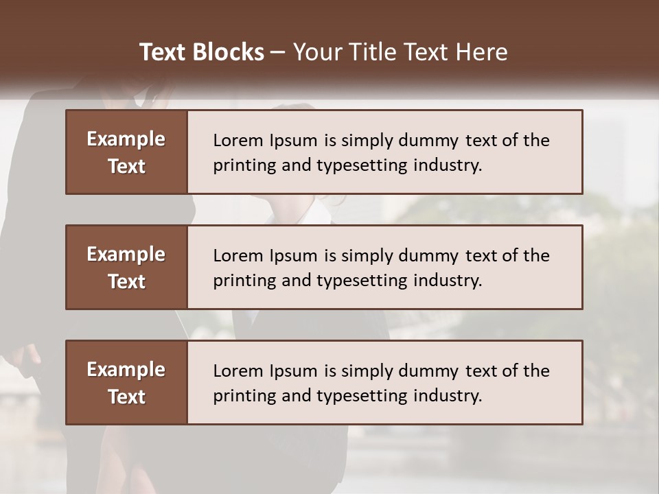 Air White Industry PowerPoint Template