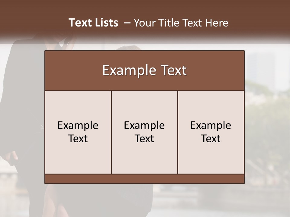 Air White Industry PowerPoint Template