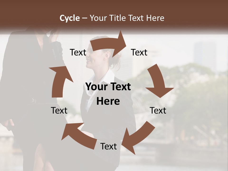 Air White Industry PowerPoint Template