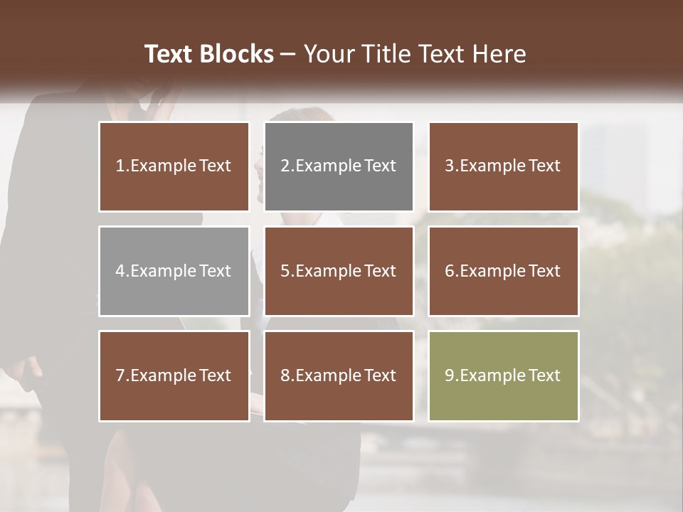 Air White Industry PowerPoint Template